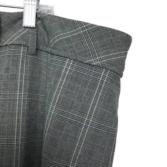 Emma James Gray Check Plaid Dress Pants Size 18W - Picture 7 of 11